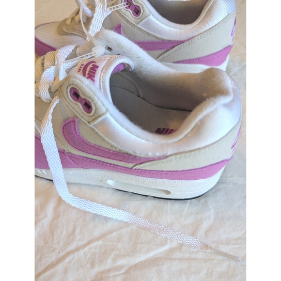 Nike Air Max 1 Women's Size 8 Pink White Tan Sneakers New Without Box - Picture 2 of 10